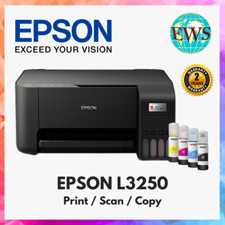 Epson EcoTank L3250 A4 WiFi AllinOne Ink Tank Printer Lazada