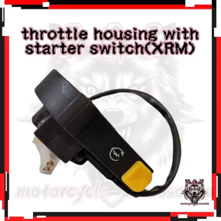 Motorcycle THROTTLE HOUSING W/ STARTER XRM Lazada PH