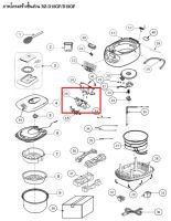 อะไหล่แท้ศูนย์/เมนบอร์ดหม้อหุงข้าวฮิตาชิ/HITACHI/ 2RAE11626A/S/รุ่น RZ-D10GF/220V/PCB