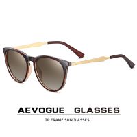 {Paopao glasses}AEVOGUE ใหม่ผู้หญิง Polarized เกาหลีแฟชั่นผู้ชายแว่นตากันแดดแว่นตากันแดด Retro แว่นตาออกแบบแบรนด์ UV400 AE0816