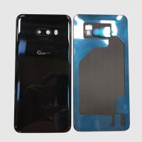 【⊕Good quality⊕】 jiejiu65879742 100% สำหรับ Lg G8x Thinq G850em Lm-G850um ฝาครอบด้านหลังพร้อมอะไหล่เลนส์ฝาหลังป้องกันด้านหลัง