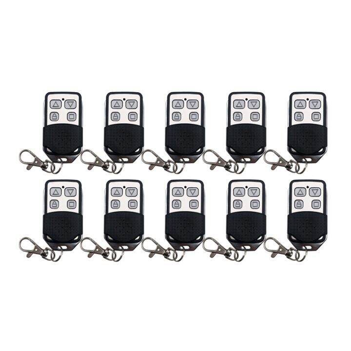 10X 4 Button Electric Garage Door Opener Wireless Remote Control 433MHZ