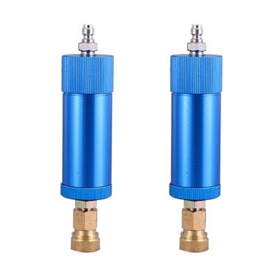 2X High Pressure PCP Hand Pump Air Filter Oil-Water Separator for High Pressure 30Mpa Air Pump Filter Compressor Blue
