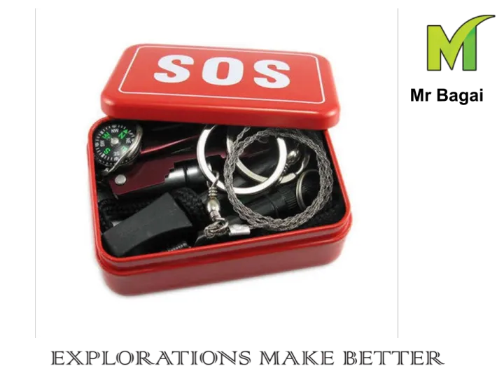 SOS Kit Self Help Outdoor Sport Camping Hiking Survival Emergency Gear Tools Box Kit Set