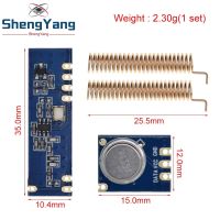 ShengYang 1 Set 433MHz 100 Meters Wireless Module Kit ASK Transmitter STX882 ASK Receiver SRX882 2Pcs Copper Spring Antenna