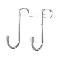 Stainless Steel Double S Hook Kitchen Bathroom Cabinet Door Back Hook Durable Stainless Steel Over Shower Glass Door Hooks