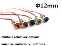 1pcs 12mm Warning Indicator Light Signal Light Indicator Wire 3V 5V 12V 24V 110V 220 Waterproof IP67 Metal LED