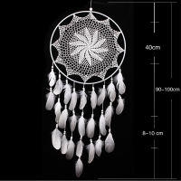 【cw】MS6018 New Lace Big Floating Dreamcatcher Home Feather Handicraft Ornaments Car Accessories ！