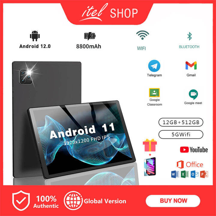 ITEL S13 10inch Original Brand new+Ultra 512GB ROM 16GB RAM 5G tablet