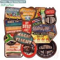 ❉ Gone Surfing Series 04 - R Vintage Surfing สติ๊กเกอร์ ❉ 36PcsSet DIY Fashion Luggage Laptop Skateboard Decals Doodle สติ๊กเกอร์