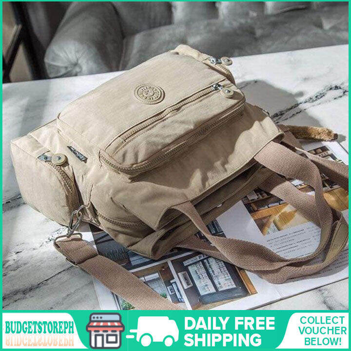 BudgetstorePH Kiplings Three Layers Single Shoulder Bag with Zipper