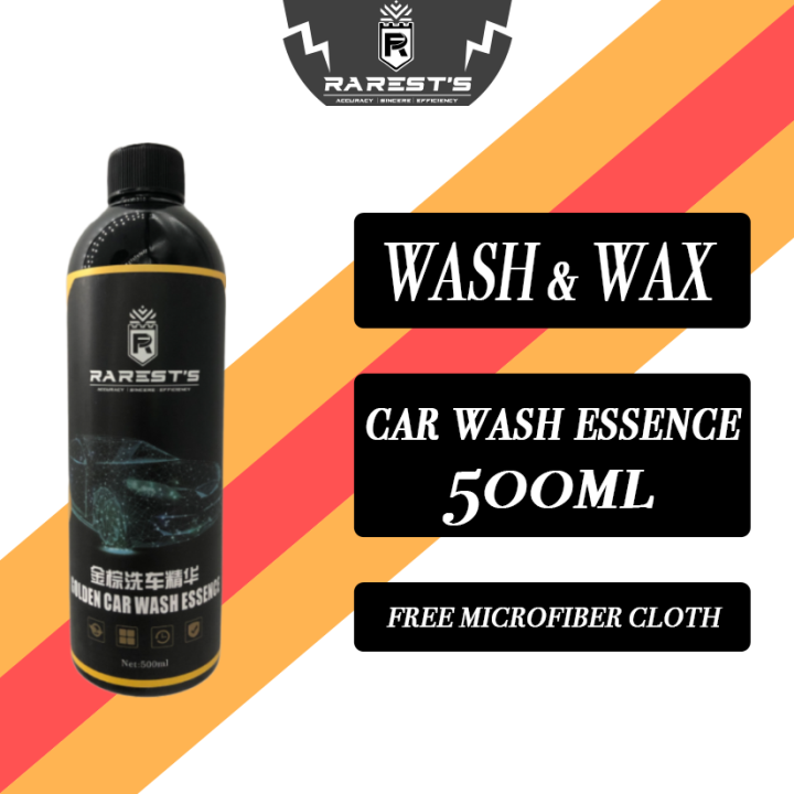 【Rarest’s】Premium Golden Car Wash Essence Car Wash Water Wax Car Wash Shampoo Cuci Kereta Sabun