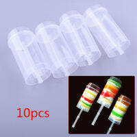 10Pcs Anti-Skid DIY Pushable Push Up Pop ผู้ถือเค้กคอนเทนเนอร์สำหรับไอศกรีม Jelly Mousse พุดดิ้งชีสเค้กโปร่งใส PP