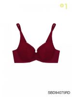 Sabina เสื้อชั้นใน มีโครง รุ่น Perfect Bra รหัส SBD94075 สีแดงเข้ม