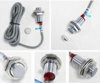 5PCS NJK-5002D NJK-5002A NJK-5002B M12 Hall Switch Sensor NPN PNP NONC 3-Wire พร้อมแม่เหล็ก