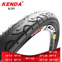 Kenda K193ชุดจักรยานยาง1.25 1.5ขนาด20X1.25 24X1.25 26x 1.25จักรยานภูเขาบีเอ็มเอกซ์เอ็มทีบีจักรยานยาง14X1.5 16X1.5 18X1.5 20X1.5 26X1.5ยาง Ultralight