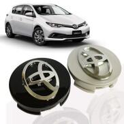 Logo Chụp Mâm Bánh Xe Ô Tô Toyota Đường Kính 62mm - đen