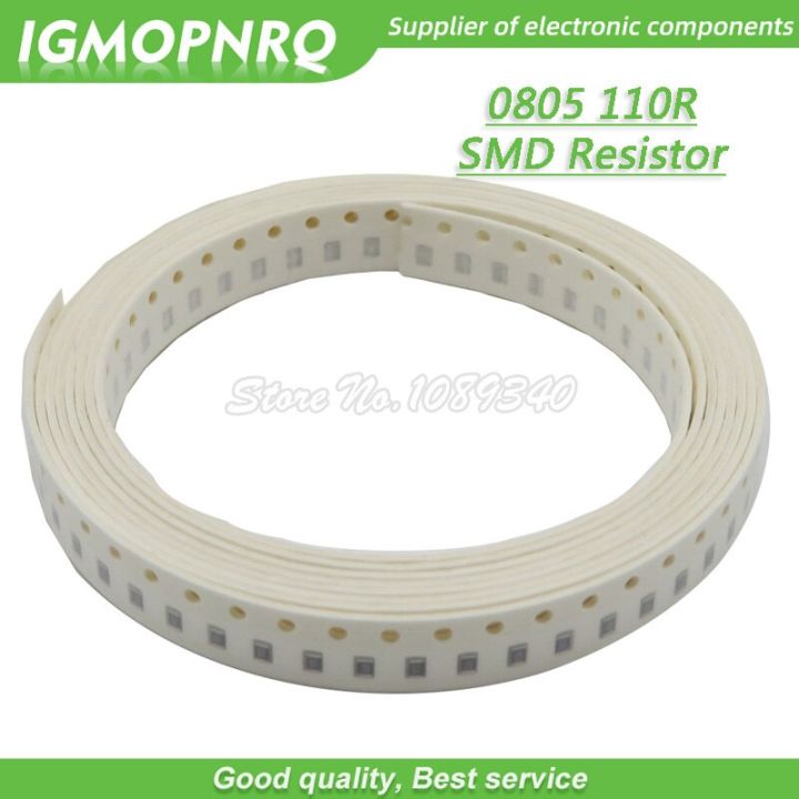 300pcs 0805 SMD Resistor 110 ohm Chip Resistor 1/8W 110R ohms 0805 110R
