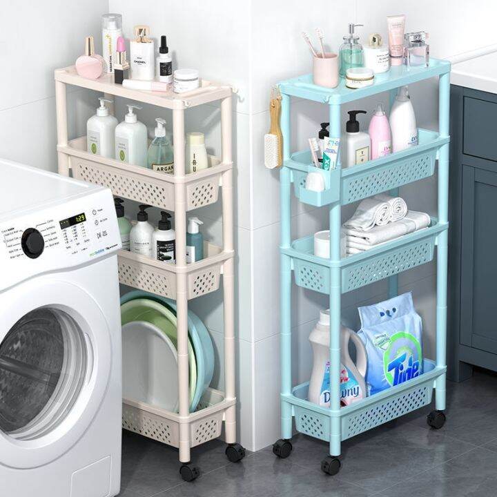 [COD] Toilet shelf floortoceiling bathroom home toilet gap storage