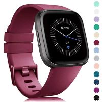 ❅♛△ สายสำรองสำหรับ Fitbit Versa 2 ซิลิโคนอ่อนนุ่มอุปกรณ์เสริมข้อมือกันน้ำสายนาฬิกาสำหรับ Fitbit Versa 2 Band