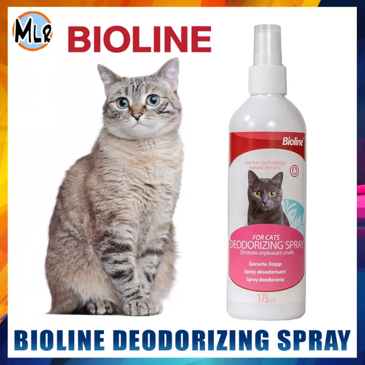 Bioline Deodorizing Spray for Cats Eliminate Unpleasant Smell 175ml