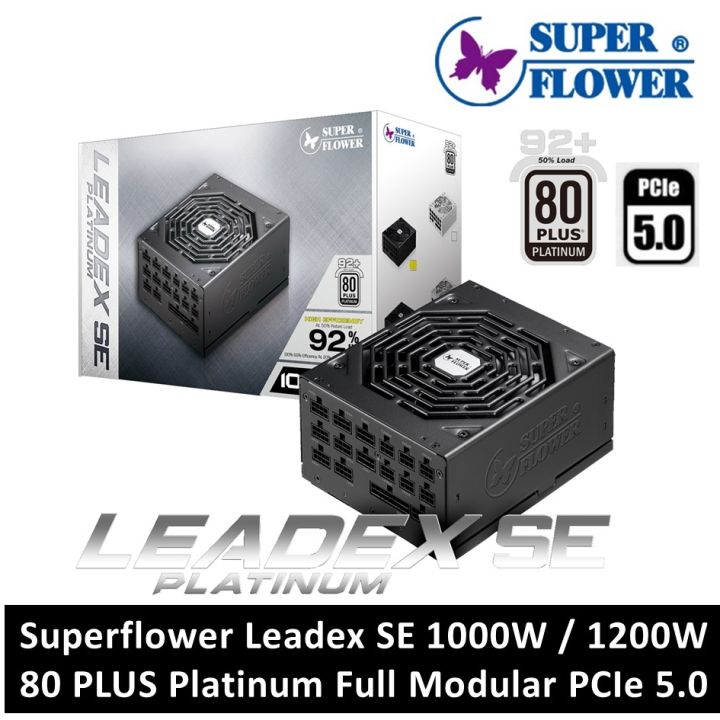 Superflower Leadex SE 1000W / 1200W 80 PLUS Platinum Full Modular