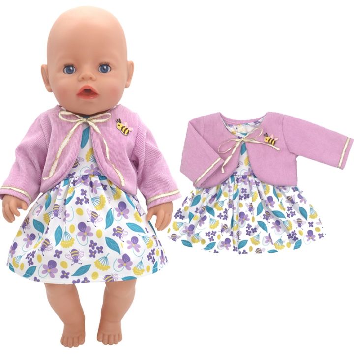 yf-reborn-baby-coat-pink-skirt-inch-dolls-jacket-children-xmas-wears