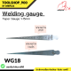 เกจ์วัดแนวเชื่อม เตเปอร์เกจ รุ่น WG18 WG-18TGA (WG18) Taper Gauge (1-15mm)