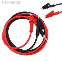 ㍿◕ 1M 35mm Alligator Cilp to 4mm Banana Plug Test Cable Lead Connector Dual Tester Probe Crocodile Clip for Multimeter Measure Tool