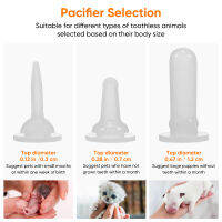 Eshopdeal【Hot Sale】 1 ชุดชุดพยาบาลสัตว์เลี้ยง Pet Feeder Bottle ขวดนมสัตว์แรกเกิดขวดนม