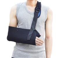 ஐ∏ Adult Breathable Arm Support Strap Adjustable Wrist Fracture Shoulder Joint Dislocation Dislocation Fixation Straightener Blacks