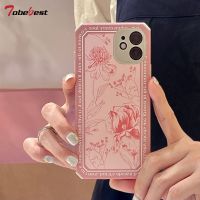 ✖ Tobebest Pink Flowers Floral Phone Case for iPhone 12 11 Pro Max X XS XR 7 8 Plus SE2020 Soft Silicone Cover