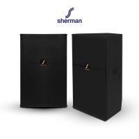 Sherman ชุดลำโพงกลางแจ้ง PA 15 นิ้ว รุ่น SM-154 (สีดำ)