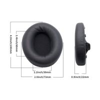 Earphone Accessories Ear Pads Cushion for Sony WH-1000XM4 Headphone Soft PU Leather Earpads