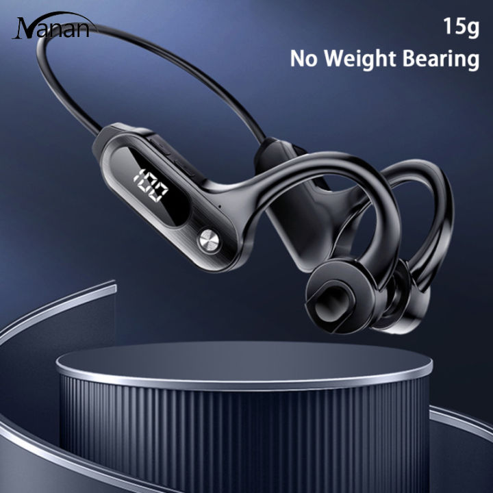 bone-conduction-concept-หูฟังบลูทูธที่รองรับน้ำหนักเบาไร้สายแขวนหูกีฬาชุดหูฟัง-v30