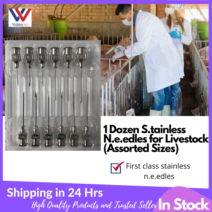 Stainless Needle for livestock, poultry, pets and small animals