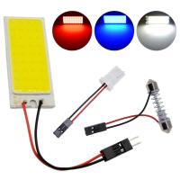 【CW】White Red T10 COB 36SMD Car Led W5w C5W C10w License Plate Lamp Auto Door Reading Backup Bulb Dome Festoon Light Trunk Interior