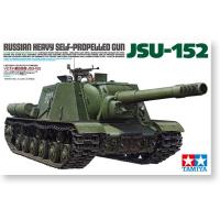 Tamiya 35303รถถังหนัก1/35 JSU-152ขับเคลื่อนตัวเองชุดสร้างหุ่นประกอบ Hoy ของเล่นสำหรับ S DIY