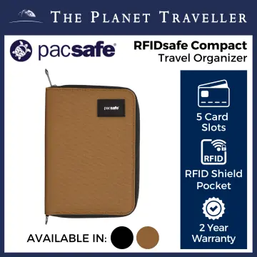 RFIDsafe RFID blocking compact travel organizer