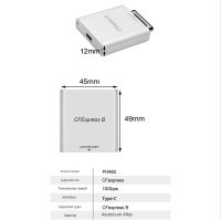 USB3.1 GEN 2 10Gbps CFE Card Reader High-Speed Laptop Card Reader +Type-C to Type-C Cable for Z6/Z7 1DX3