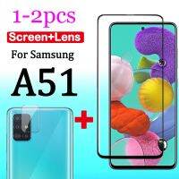 1-2pcs protective glass for galaxy a51 a 51 51a samsun glaxy samsunga51 galaxya51 with camera cam lens armor film 3d