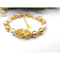 JIJLSHOP jewelryshop365 K213 ปี่เซกษัตริย์ข้อมือเงินแท้งาน 92.5 % ลายเม็ดกลมขัดทราย ขนาด 10 มิล