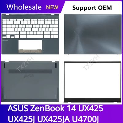 New For ASUS ZenBook 14 UX425 UX425J UX425JA U4700J Laptop LCD back cover Front Bezel Hinges Palmrest Bottom Case A B C D Shell