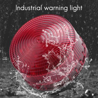 【LZ】✵♕▦  Industrial LED Flash Strobe Light lâmpada de aviso de acidente AC 220V vermelho LTE-5061