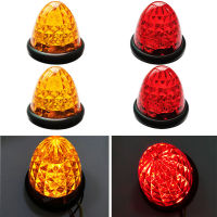 Red Amber Yellow Bus Truck Beehive Dome 16 LED Side Marker Lights Cab Top Roof Lamp 12V 24V for Volvo Scania KENWORTH Signal LED