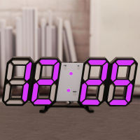 3D Large LED Digital Wall Clock Date Time Celsius Nightlight Display Table Desktop Clocks Alarm Clock For Living Room Decoration