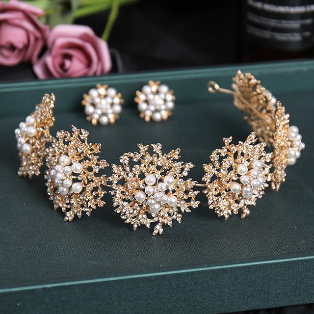 2022-metal-flowers-bridal-crown-hairband-pearls-wedding-tiara-shine-rhinestones-women-headpiece-earring-jewelry-set