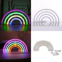 ✖ Rainbow Neon Light Sign LED Modeing Decoration Lamp Bulbs Nightlight Wall Hanging Art Ornaments for Party Holiday Room Table Toy