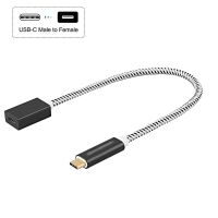 USB C สายพ่วง10กรัม USB 3.1 USB Gen.2 3.1ประเภท C ตัวผู้กับตัวเมียสายพ่วงมีตัวแปลงไฟล์วิดีโอ4K