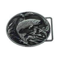 Jump Fish Belt Buckle for Mens Suitable for 4cm Wide Belt Jeans Accessories Metal Belt Buckles Belts